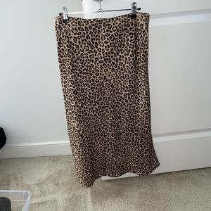 Midi Cheetah Skirt